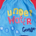 Blau-Rot - Back - Peppa Pig - Under Water Badeanzug für Baby-Jungs