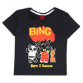 Schwarz - Front - Bing Bunny - "Here I Go" T-Shirt für Jungen