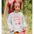 Grau meliert - Side - Peppa Pig - "Hello Sunshine" Sweatshirt für Mädchen