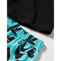 Schwarz-Petrol - Close up - Fortnite - "Gradient" Schlafanzug mit Shorts für Jungen