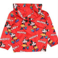 Rot - Back - Disney - "Mickey & Minnie" Regenmantel, AOP für Baby-Jungs