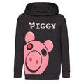 Anthrazit-Pink - Front - Piggy - Hoodie zum Überziehen für Mädchen