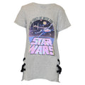 Grau meliert - Lifestyle - Star Wars - "May The Force Be With You" T-Shirt für Mädchen