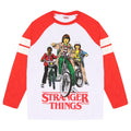 Weiß-Rot - Front - Popgear - "Stranger Things" T-Shirt für Herren-Damen Unisex