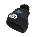 Schwarz-Orange-Blau - Back - Star Wars - Mütze Bommel für Jungen