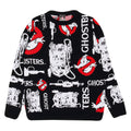 Schwarz-Weiß - Front - Ghostbusters - Pullover für Damen