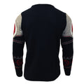 Marineblau-Grau-Rot - Back - Avengers - Pullover für Damen - weihnachtliches Design