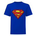 Königsblau - Front - Superman - T-Shirt für Jungen