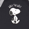 Schwarz-Grau - Side - Peanuts - Walk The Walk Schlafanzug Set für Jungen