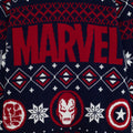 Marineblau-Rot-Weiß - Lifestyle - Marvel - Pullover für Damen - weihnachtliches Design