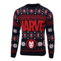 Marineblau-Rot-Weiß - Front - Marvel - Pullover für Damen - weihnachtliches Design