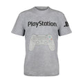 Grau meliert - Front - Playstation - T-Shirt für Jungen