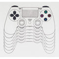 Weiß - Side - Playstation - T-Shirt für Jungen