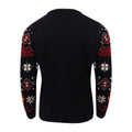 Marineblau-Rot-Weiß - Back - Marvel - Pullover für Herren - weihnachtliches Design