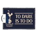 Marineblau-Cremefarbe - Front - Tottenham Hotspur FC - Türmatte "To Dare Is To Do"