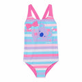 Pink-Blau-Violett - Front - Speedo - Koko Badeanzug für Mädchen