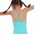 Minzgrün-Pink - Back - Speedo - "Digital" Badeanzug Dünner Riemen für Mädchen