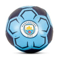 Himmelblau-Marineblau - Front - Manchester City FC Mini-Fußball weich