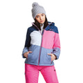 Gemustert-Pink - Side - Dare 2B Damen Skijacke Indestruct