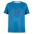 Blau - Front - Regatta Kinder Alvardo V Grafik T-Shirt