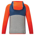 Leuchtend Orange-Dunkles Jeansbau - Side - Dare 2B - "Hasty" leichte Midlayer-Jacke für Kinder