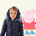 Marineblau - Side - Peppa Pig - Steppjacke Isoliert für Mädchen