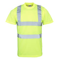 Neongelb - Front - RTY Herren T-Shirt High Vis