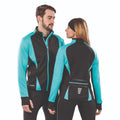 Aqua-Schwarz - Back - Spiro Herren Freedom Softshell-Jacke - Trainingsjacke