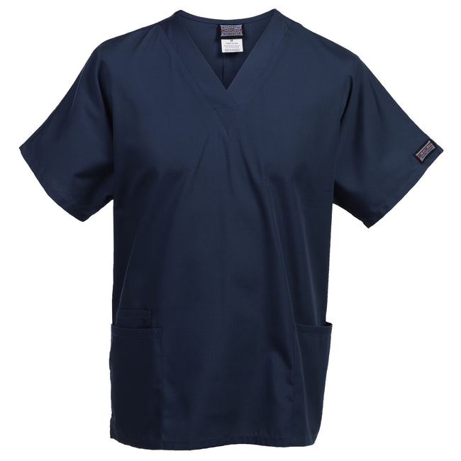 Karibikblau - Front - Cherokee Damen Mediziner-Oberteil mit V-Ausschnitt - Medizin Arbeitskleidung