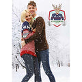 Braun-Weiß - Side - Christmas Shop Unisex Pullover mit weihnachtlichem Design Christmas Pudding