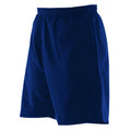 Marineblau - Front - Finden & Hales Kinder Mikrofaser Sport Shorts Unifarben
