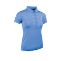 Hellblau - Front - Glenmuir Damen Performance Pique Polo-Shirt, kurzärmlig