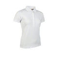 Weiß - Front - Glenmuir Damen Performance Pique Polo-Shirt, kurzärmlig