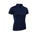 Marineblau - Front - Glenmuir Damen Performance Pique Polo-Shirt, kurzärmlig