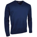 Marineblau - Front - Glenmuir Pullover mit V-Ausschnitt, 100% Baumwolle