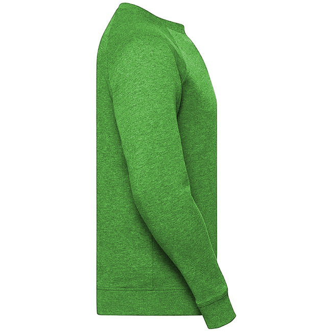 Grün Meliert - Back - Russell Herren HD Raglan Sweatshirt