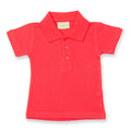 Rot - Front - Larkwood Kleinkinder Polo Shirt