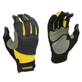 Grau-Schwarz-Gelb - Front - Stanley - Herren-Damen Unisex 3 Finger - Sicherheits-Handschuhe "Framer"