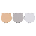 Weiß-Grau-Cremefarbe - Side - Something Different - Taschenspiegel, Katzengesicht 12er-Pack