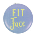 Blau-Gelb - Front - Something Different Kompaktspiegel Fit Face