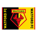 Schwarz-Gelb - Front - Watford FC - Fahne "Supporters", Wappen