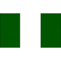 Grün-Weiß - Front - Länderflagge - Fahne - Flagge Nigeria, 152 x 91 cm