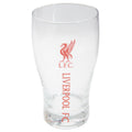 Durchsichtig-Rot - Front - Fußball Bierglas - Glas mit Liverpool FC Logo