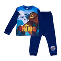 Marineblau - Front - The Lion King Jungen Pyjama Set