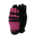 Pink - Front - Town & Country - Damen Handschuhe "Ultimax" - Neopren, Kunstleder, Elastan