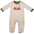 Weiß-Marineblau - Front - Tottenham Hotspur FC - Schlafanzug für Baby