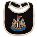 Schwarz-Weiß - Back - Newcastle United FC - Baby Wappen - Lätzchen 2er-Pack