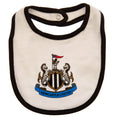 Schwarz-Weiß - Side - Newcastle United FC - Baby Wappen - Lätzchen 2er-Pack