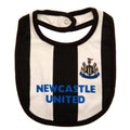 Schwarz-Weiß - Side - Newcastle United FC - Baby Wappen - Lätzchen 2er-Pack