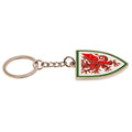 Rot-Weiß - Back - FA Wales - Schlüsselanhänger Wappen